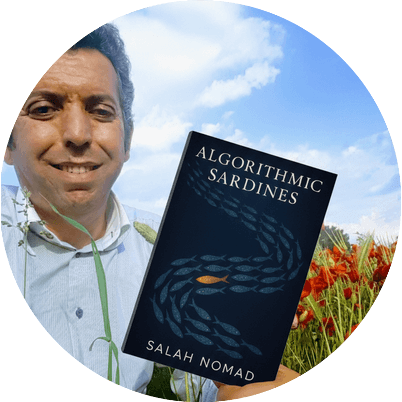 A portrait of the author, Salah Nomad.