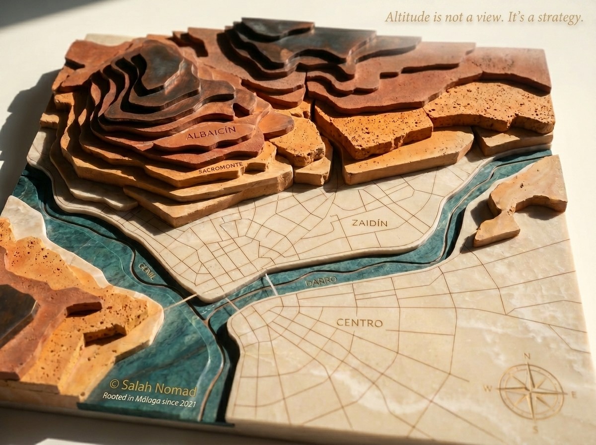 Preview of Granada altitude and thermal scoring map – full version available in PDF
