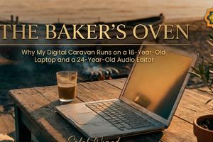 Thumbnail for The Baker's Oven: Why My Digital Caravan Runs on a 16-Year-Old Laptop and a 24-Year-Old Audio Editor