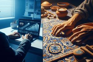 Thumbnail for 🧩 GTD vs Zellige Blueprint: What If Ancient Mediterranean Craftsmanship Beats Modern Task Management?